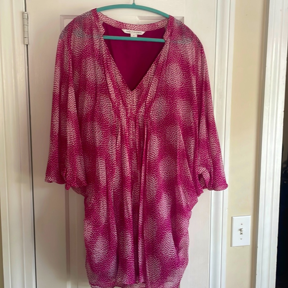 DVF flowy dress 🌸